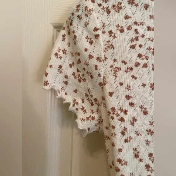 Pink Rose Crop Top small - Picture 5 of 8